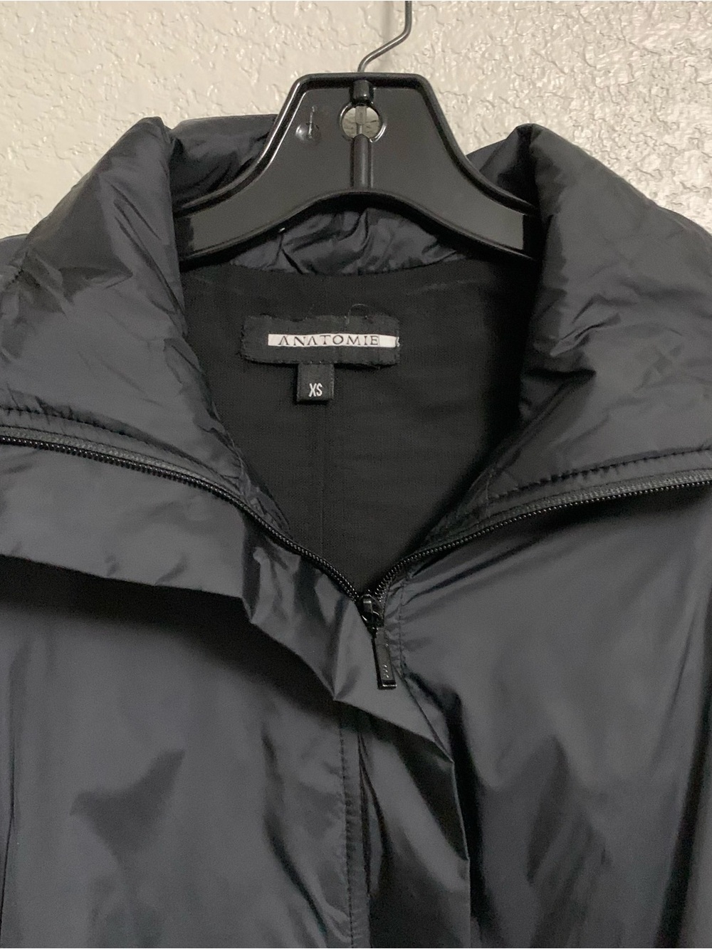 Anatomie Ramona Windbreaker Jacket Womens XS Pockets Zip Luxury Travel Black - Picture 6 of 15